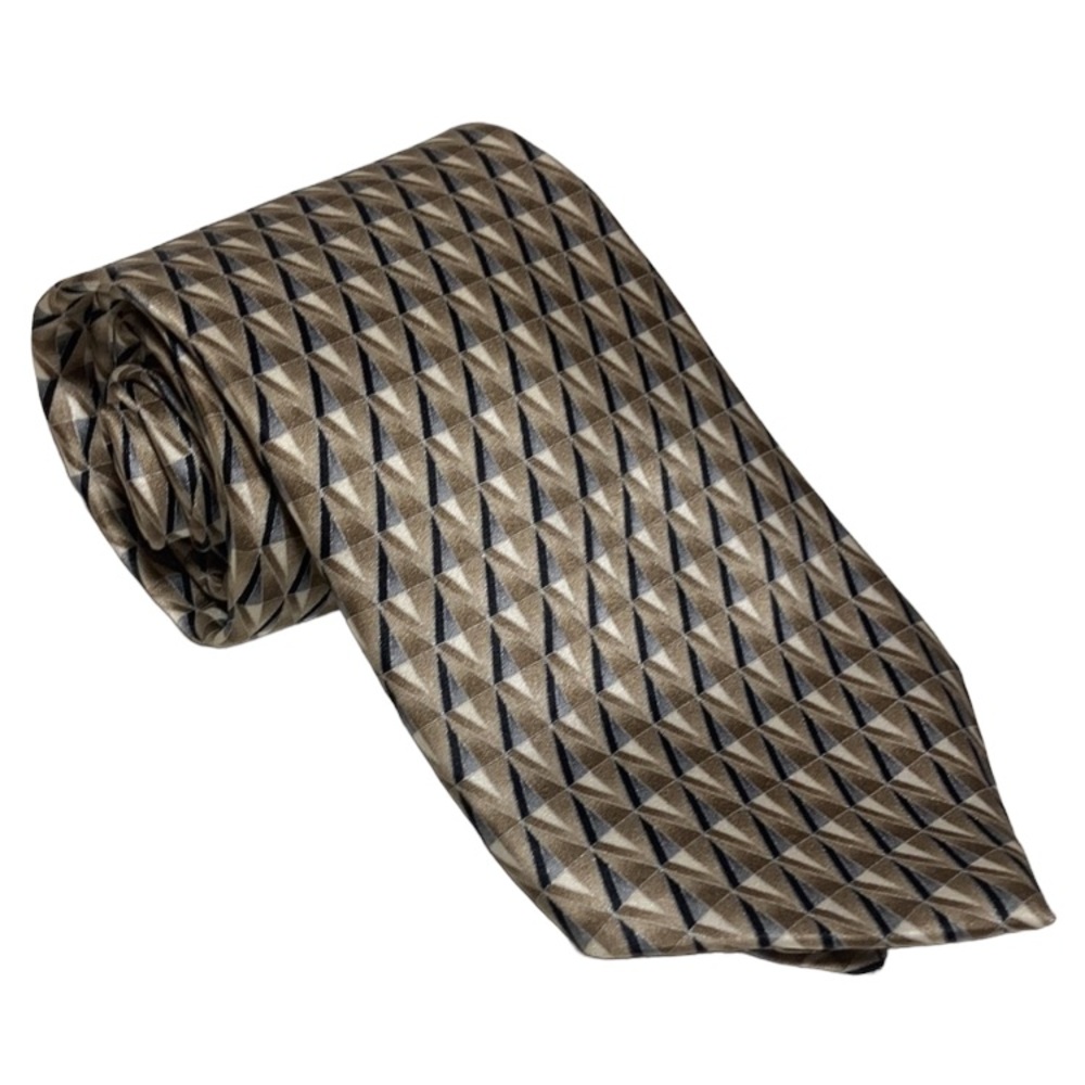 Stafford Beige 100% Silk Tie